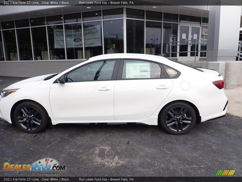 Clear White 2021 Kia Forte GT-Line Photo #6