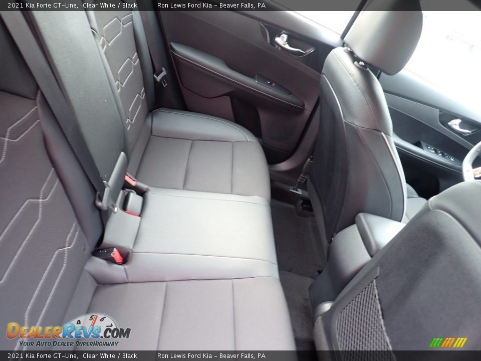 2021 Kia Forte GT-Line Clear White / Black Photo #10