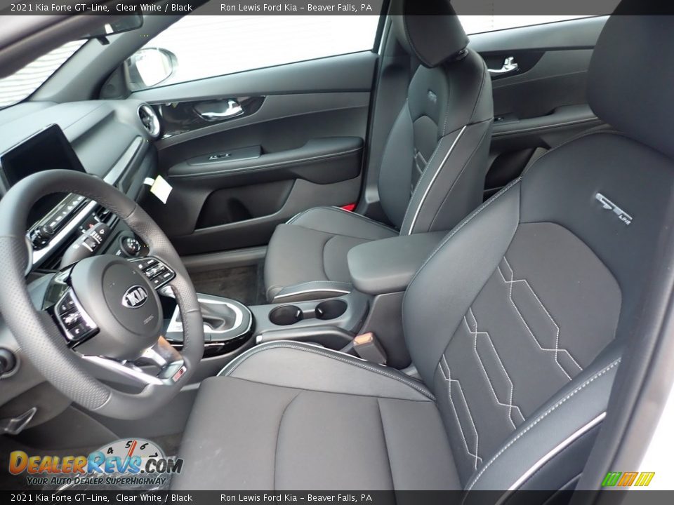 Black Interior - 2021 Kia Forte GT-Line Photo #13