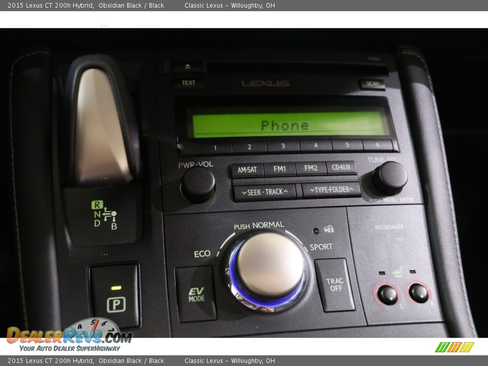 Controls of 2015 Lexus CT 200h Hybrid Photo #13