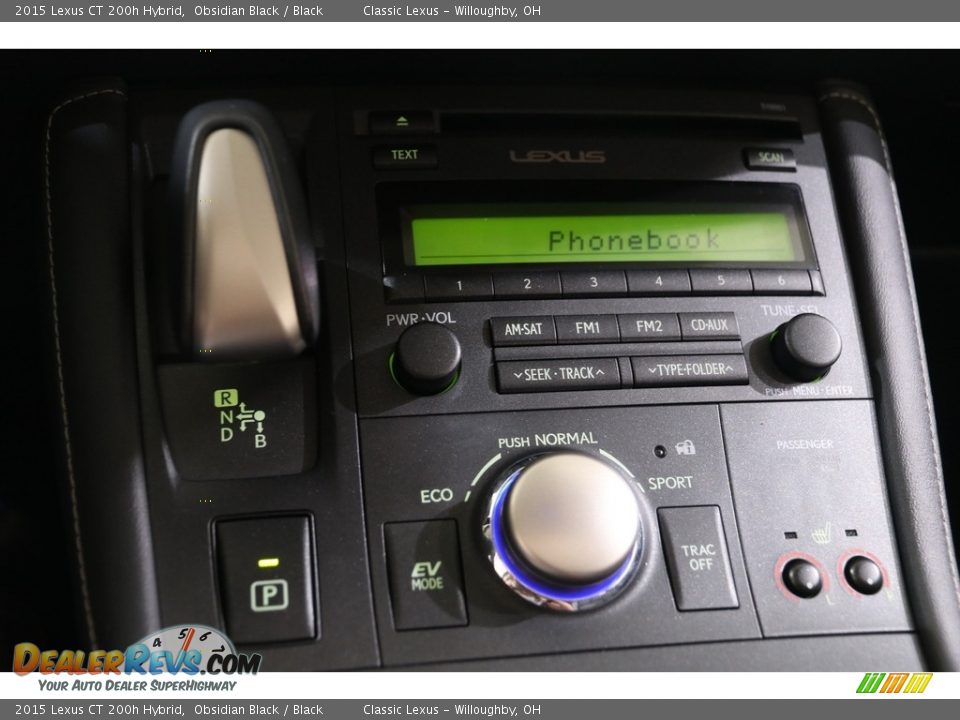 Controls of 2015 Lexus CT 200h Hybrid Photo #14