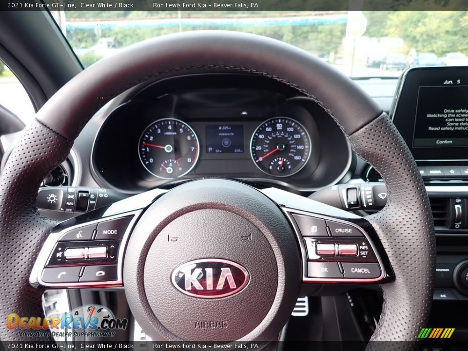 2021 Kia Forte GT-Line Steering Wheel Photo #20