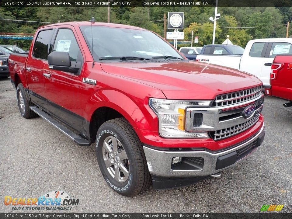 Front 3/4 View of 2020 Ford F150 XLT SuperCrew 4x4 Photo #3