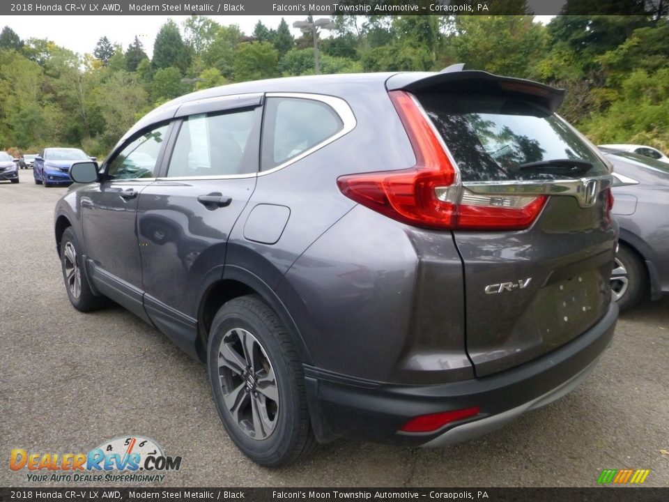 2018 Honda CR-V LX AWD Modern Steel Metallic / Black Photo #2