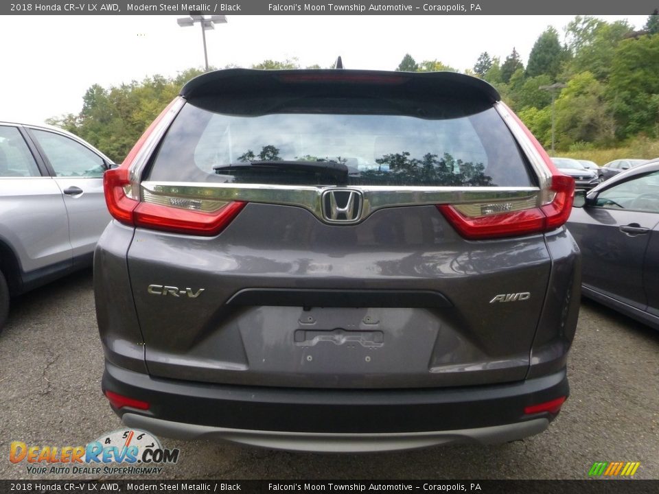 2018 Honda CR-V LX AWD Modern Steel Metallic / Black Photo #3