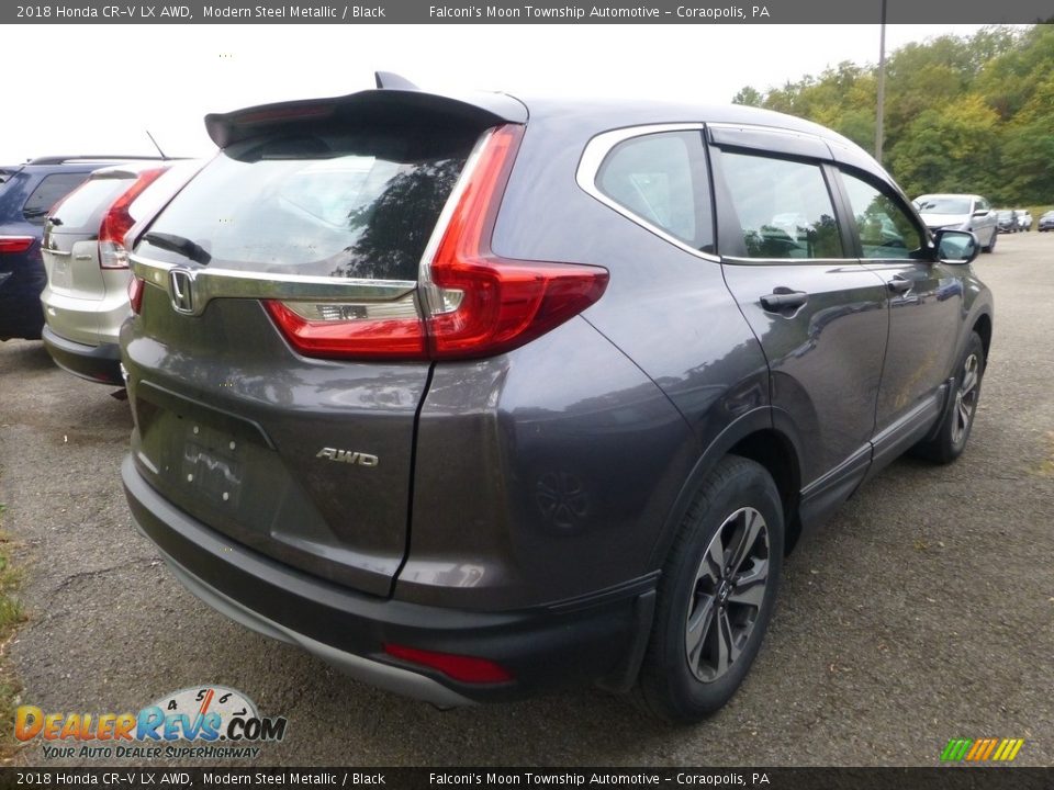 2018 Honda CR-V LX AWD Modern Steel Metallic / Black Photo #4