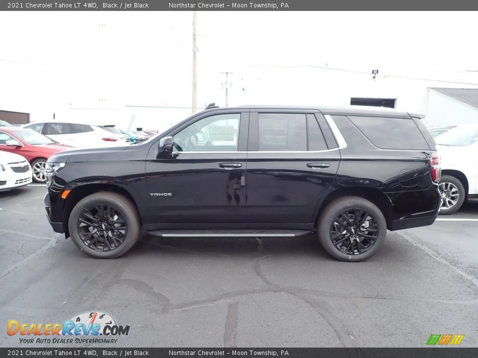 2021 Chevrolet Tahoe LT 4WD Black / Jet Black Photo #2