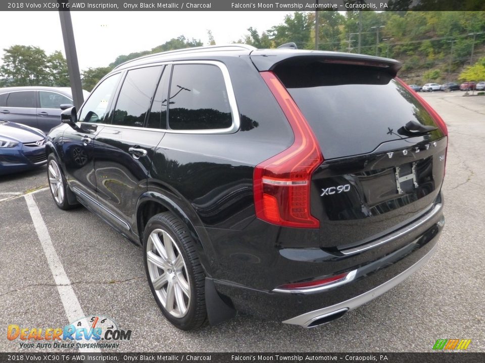2018 Volvo XC90 T6 AWD Inscription Onyx Black Metallic / Charcoal Photo #2