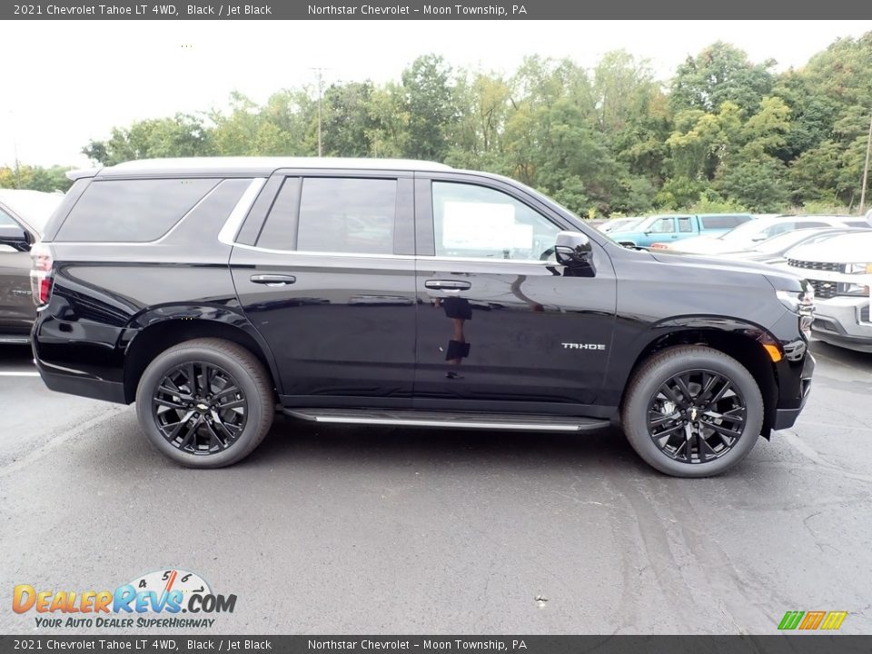 2021 Chevrolet Tahoe LT 4WD Black / Jet Black Photo #6