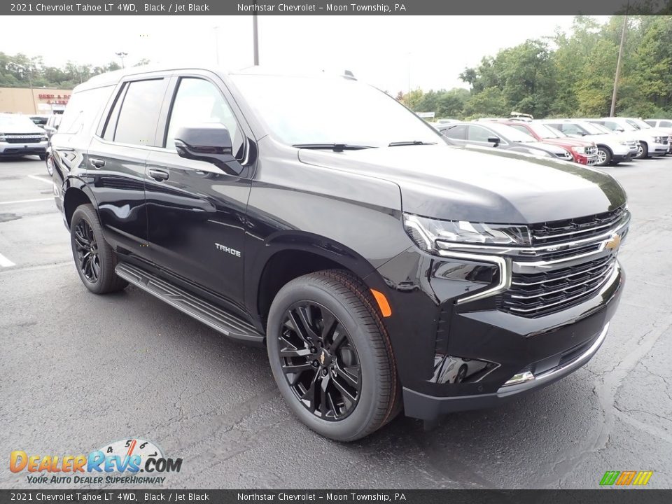 2021 Chevrolet Tahoe LT 4WD Black / Jet Black Photo #7