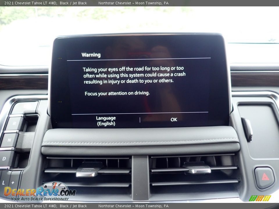 2021 Chevrolet Tahoe LT 4WD Black / Jet Black Photo #14