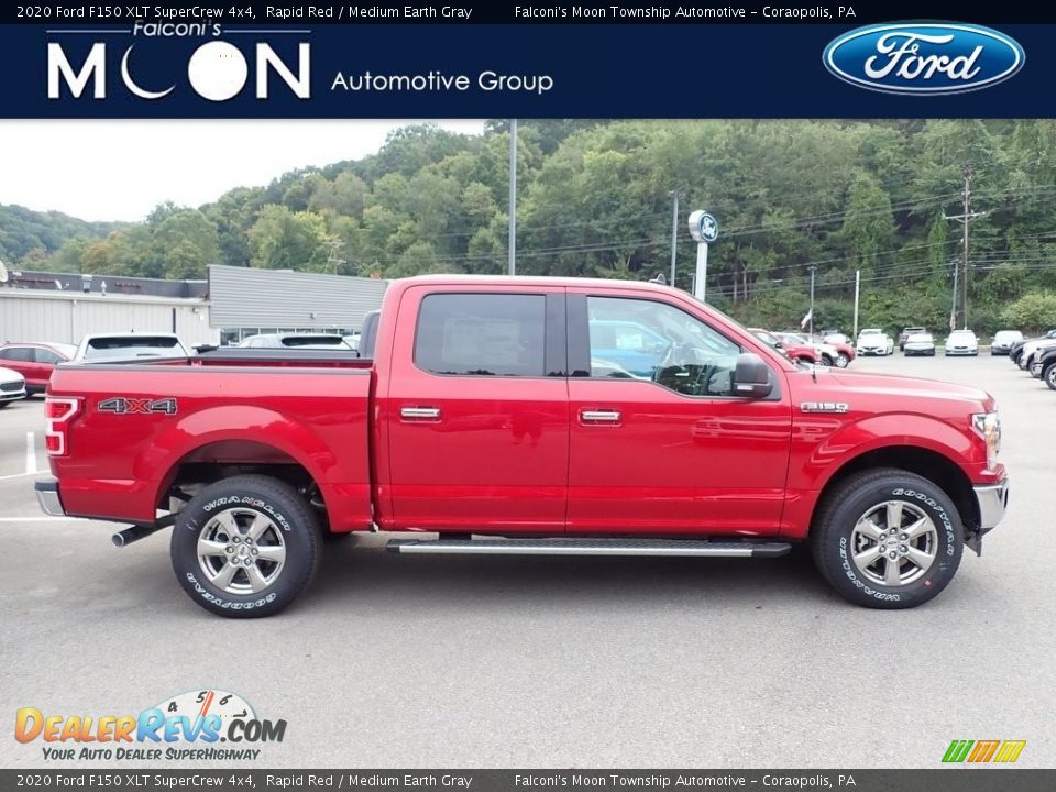 2020 Ford F150 XLT SuperCrew 4x4 Rapid Red / Medium Earth Gray Photo #1