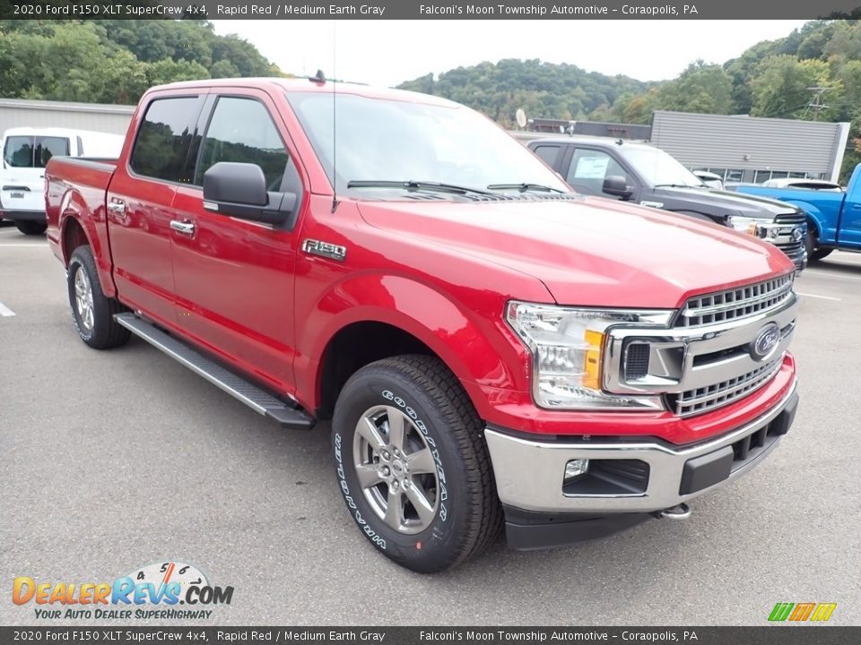 Front 3/4 View of 2020 Ford F150 XLT SuperCrew 4x4 Photo #3