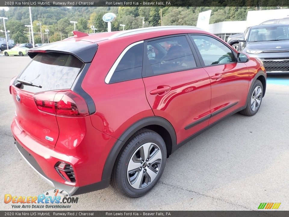 2020 Kia Niro LXS Hybrid Runway Red / Charcoal Photo #2