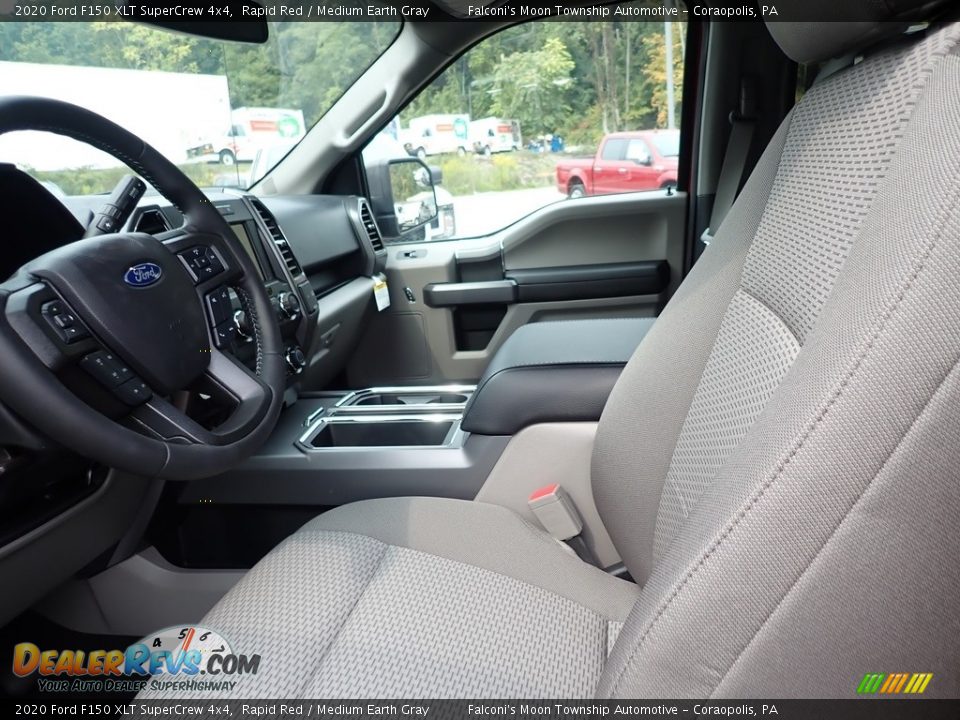 2020 Ford F150 XLT SuperCrew 4x4 Rapid Red / Medium Earth Gray Photo #9