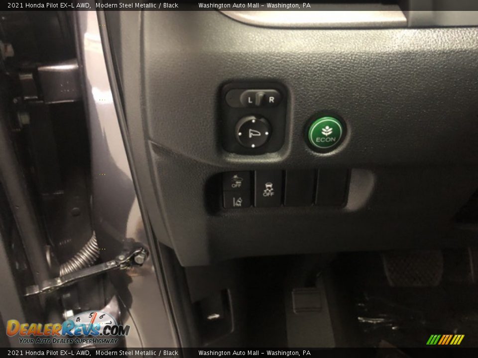 2021 Honda Pilot EX-L AWD Modern Steel Metallic / Black Photo #9