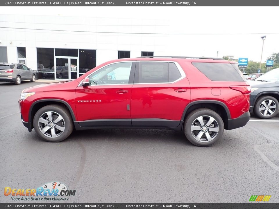 2020 Chevrolet Traverse LT AWD Cajun Red Tintcoat / Jet Black Photo #3