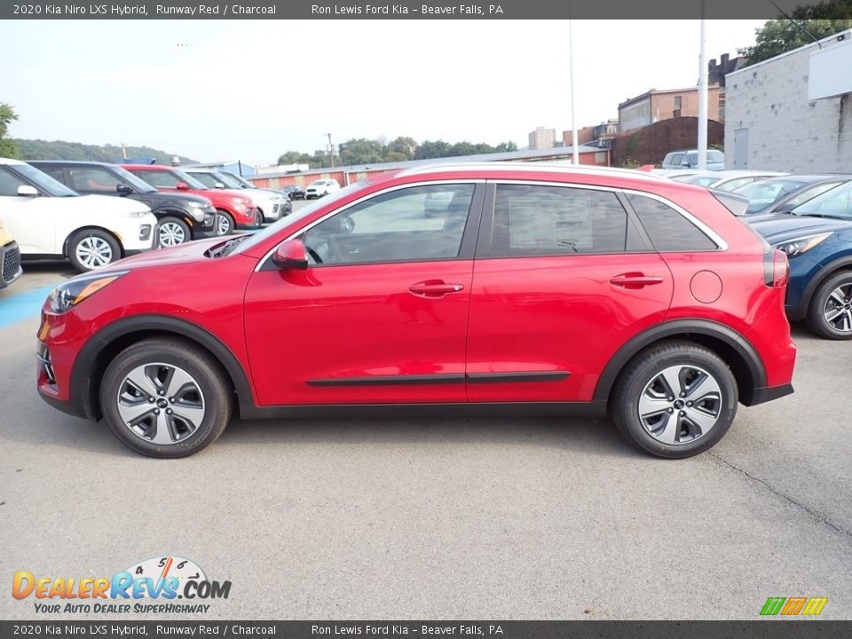 2020 Kia Niro LXS Hybrid Runway Red / Charcoal Photo #6