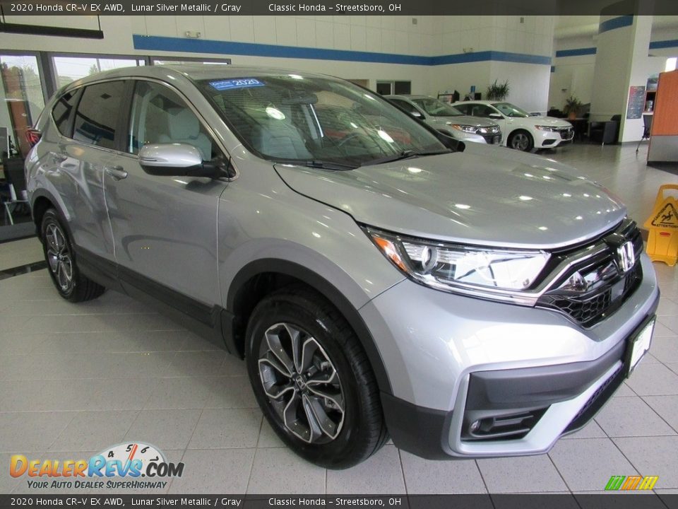 2020 Honda CR-V EX AWD Lunar Silver Metallic / Gray Photo #3