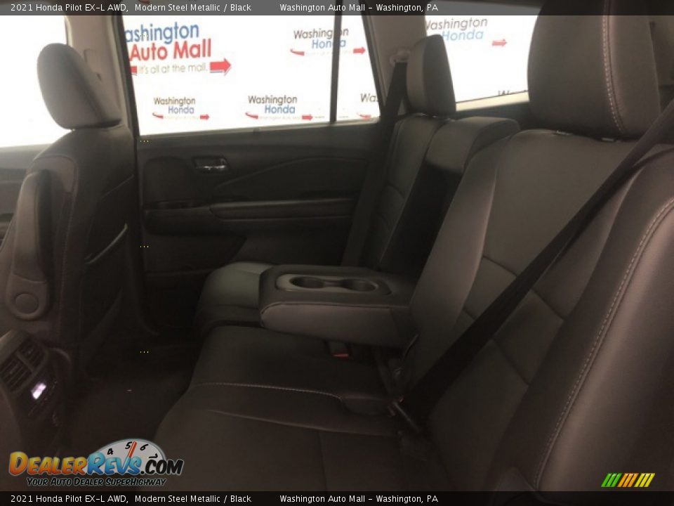 2021 Honda Pilot EX-L AWD Modern Steel Metallic / Black Photo #15