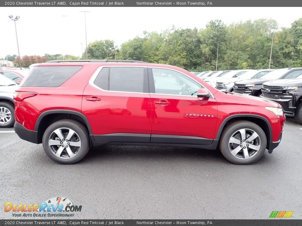 2020 Chevrolet Traverse LT AWD Cajun Red Tintcoat / Jet Black Photo #7