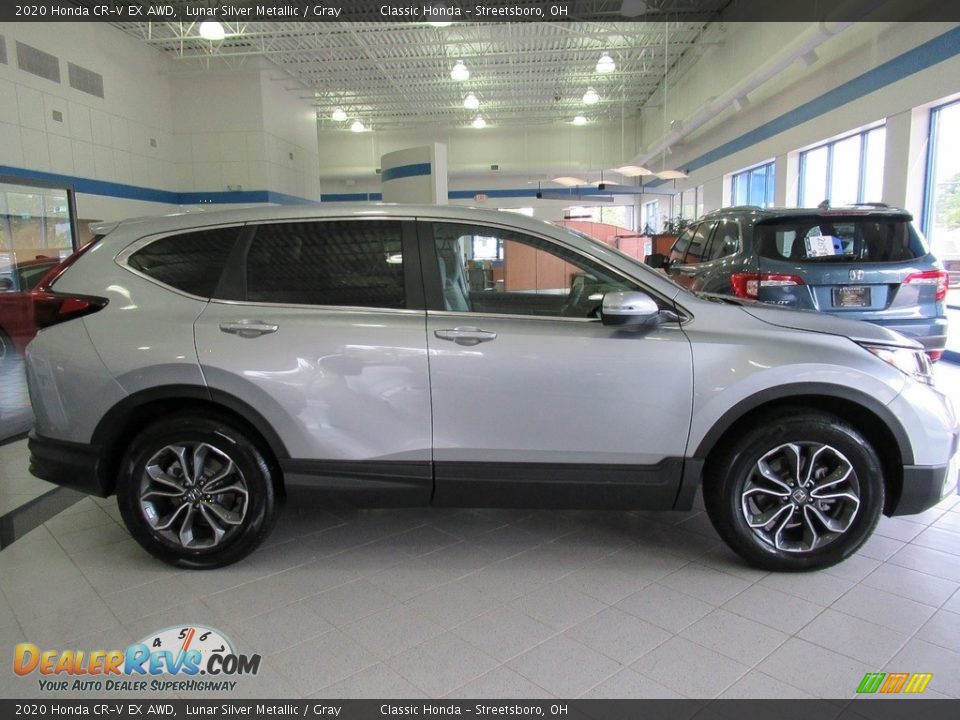 2020 Honda CR-V EX AWD Lunar Silver Metallic / Gray Photo #4
