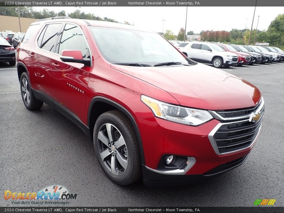 2020 Chevrolet Traverse LT AWD Cajun Red Tintcoat / Jet Black Photo #8