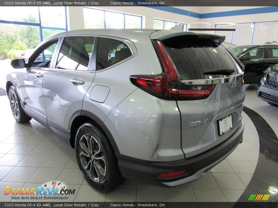 2020 Honda CR-V EX AWD Lunar Silver Metallic / Gray Photo #9