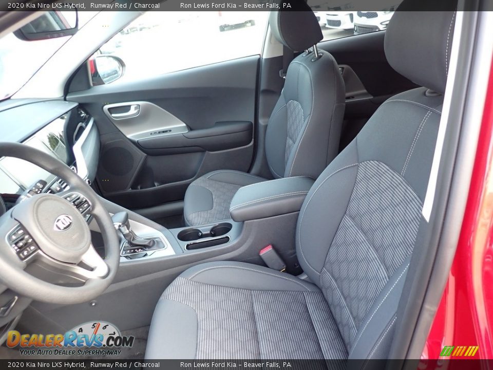 2020 Kia Niro LXS Hybrid Runway Red / Charcoal Photo #14