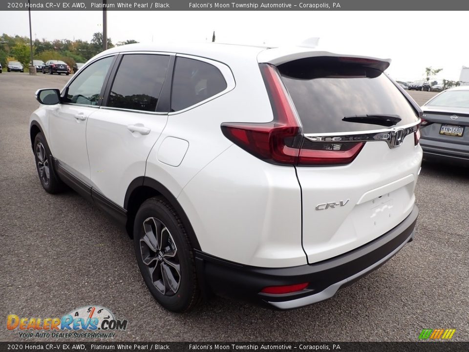 2020 Honda CR-V EX AWD Platinum White Pearl / Black Photo #4