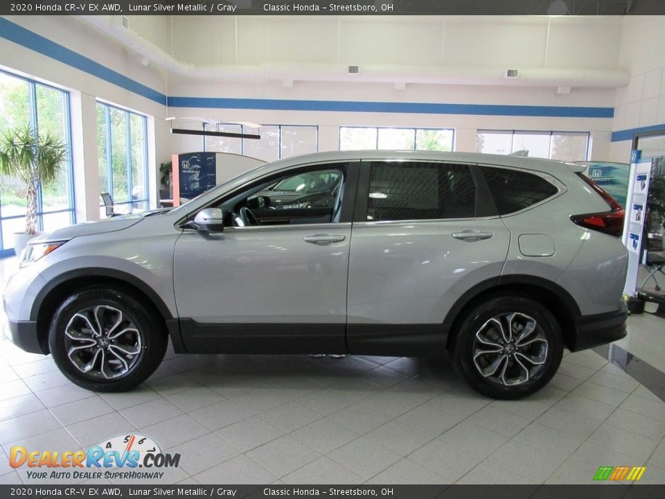 2020 Honda CR-V EX AWD Lunar Silver Metallic / Gray Photo #10