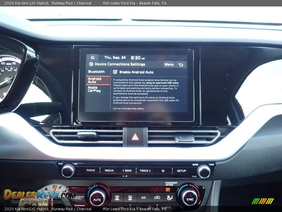 2020 Kia Niro LXS Hybrid Runway Red / Charcoal Photo #16