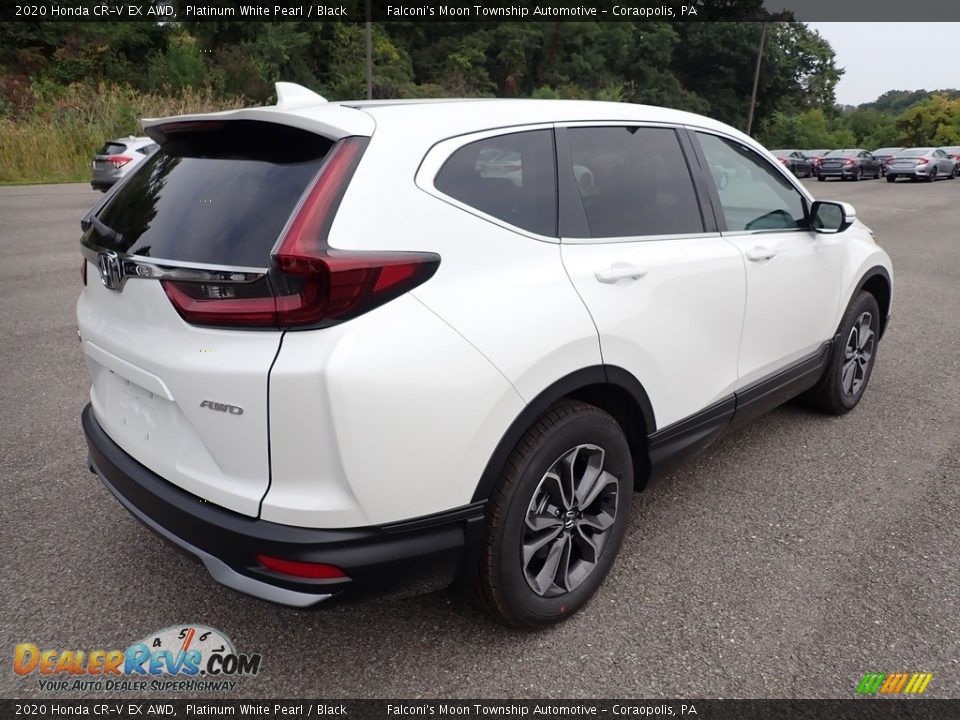 2020 Honda CR-V EX AWD Platinum White Pearl / Black Photo #6