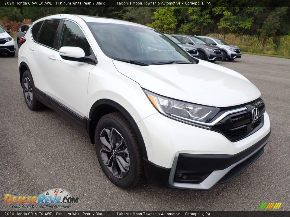2020 Honda CR-V EX AWD Platinum White Pearl / Black Photo #7