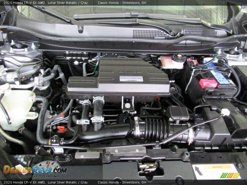2020 Honda CR-V EX AWD Lunar Silver Metallic / Gray Photo #13