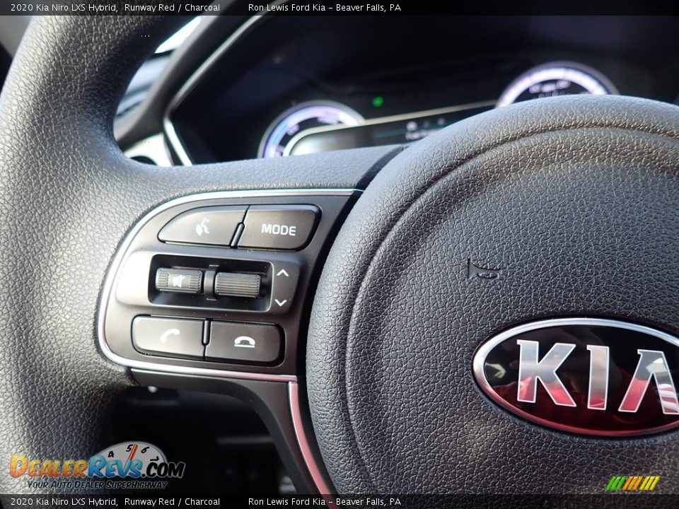 2020 Kia Niro LXS Hybrid Runway Red / Charcoal Photo #19