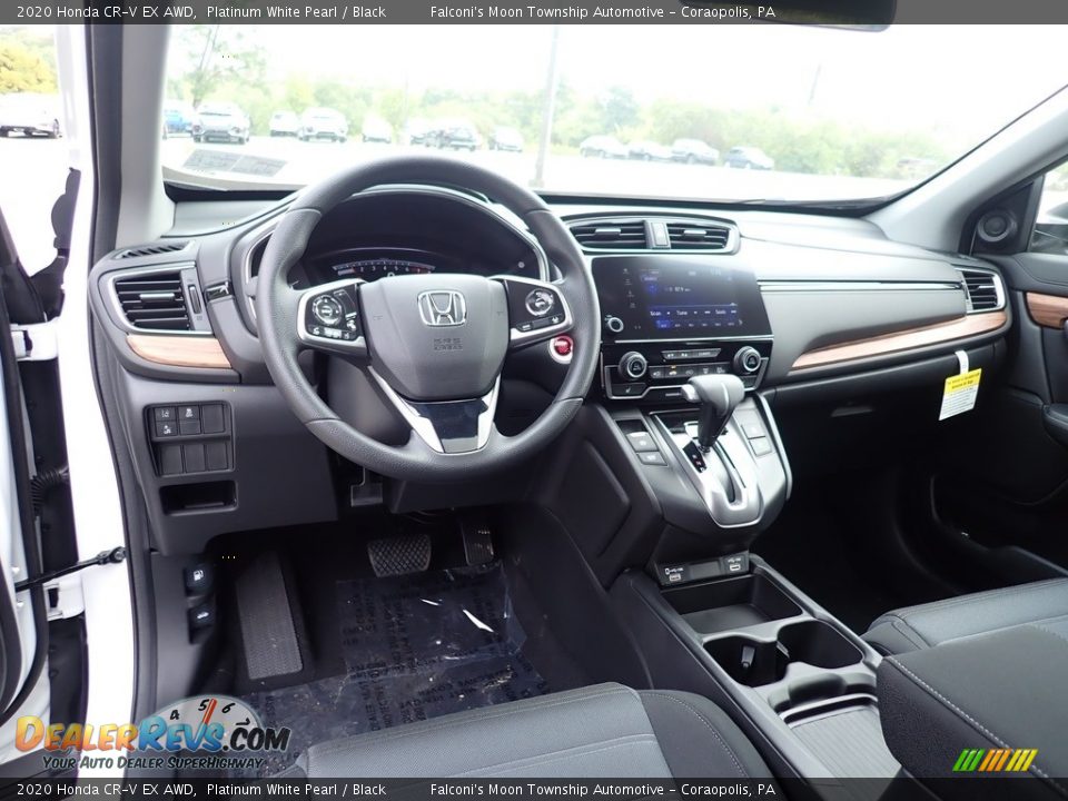 2020 Honda CR-V EX AWD Platinum White Pearl / Black Photo #11