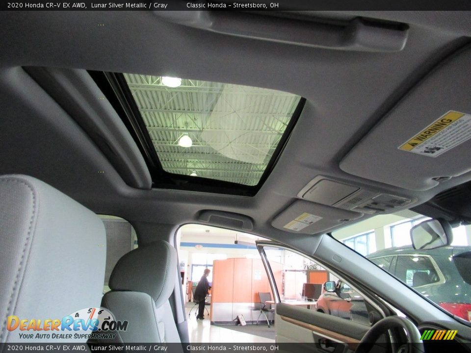 2020 Honda CR-V EX AWD Lunar Silver Metallic / Gray Photo #17