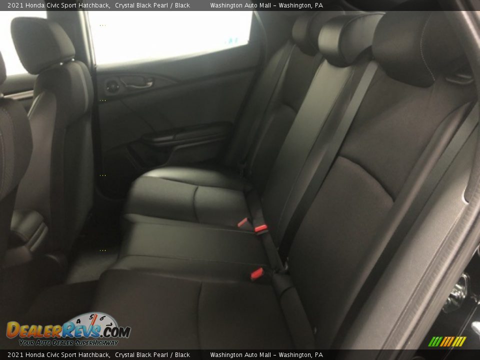 2021 Honda Civic Sport Hatchback Crystal Black Pearl / Black Photo #14