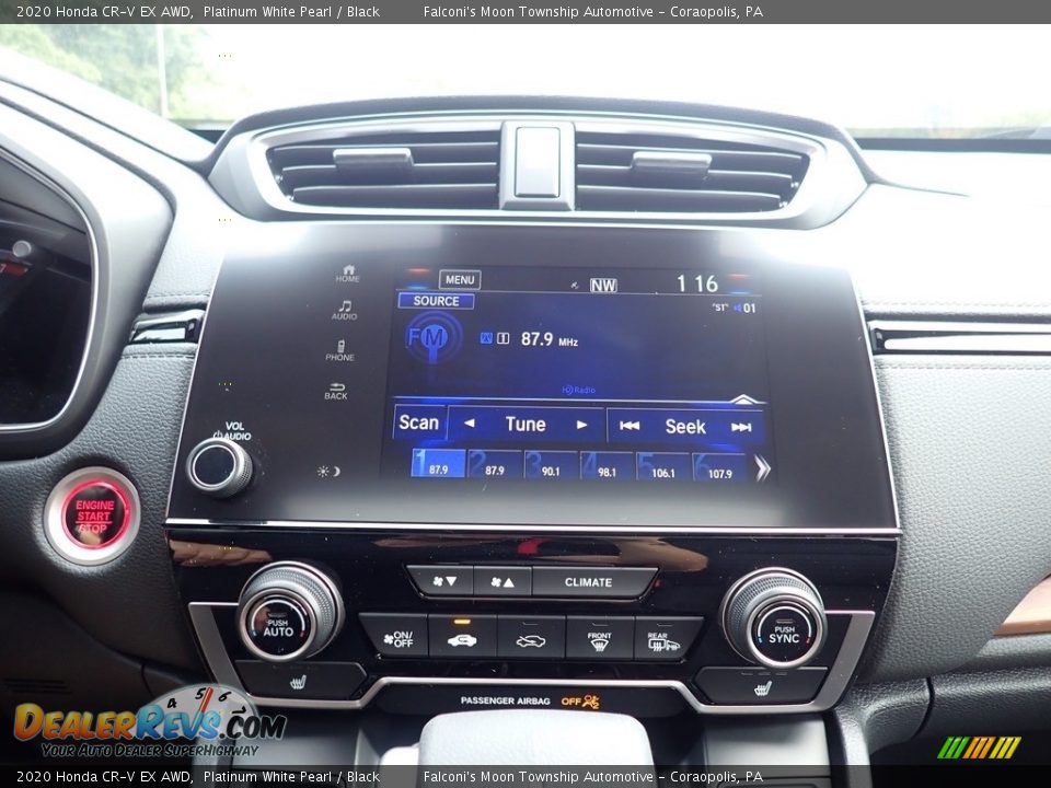 2020 Honda CR-V EX AWD Platinum White Pearl / Black Photo #15