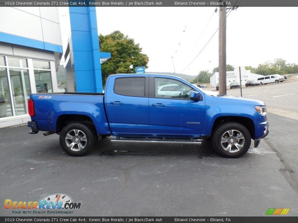 2019 Chevrolet Colorado Z71 Crew Cab 4x4 Kinetic Blue Metallic / Jet Black/Dark Ash Photo #6