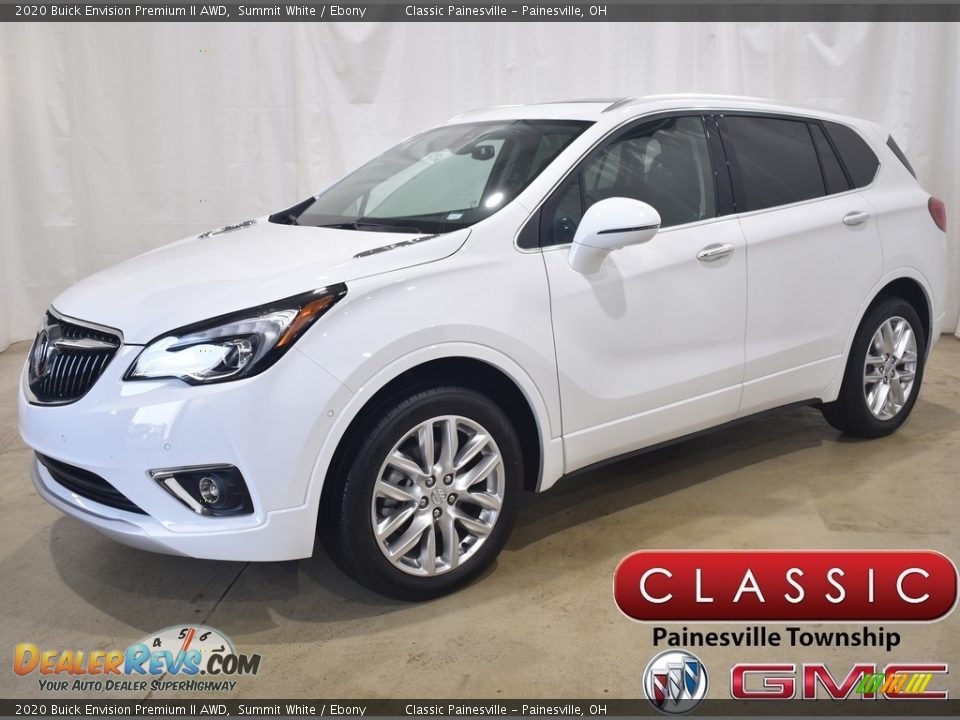 2020 Buick Envision Premium II AWD Summit White / Ebony Photo #1