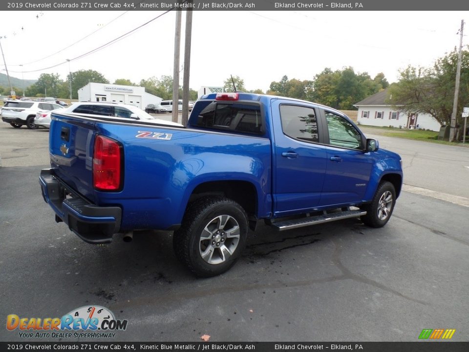 2019 Chevrolet Colorado Z71 Crew Cab 4x4 Kinetic Blue Metallic / Jet Black/Dark Ash Photo #7