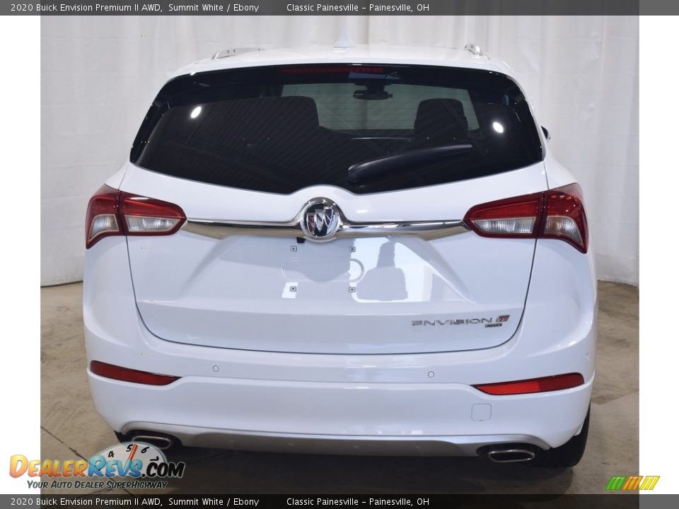 2020 Buick Envision Premium II AWD Summit White / Ebony Photo #3