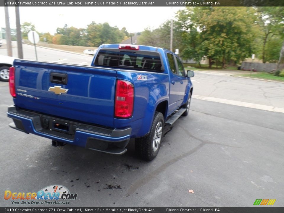 2019 Chevrolet Colorado Z71 Crew Cab 4x4 Kinetic Blue Metallic / Jet Black/Dark Ash Photo #8