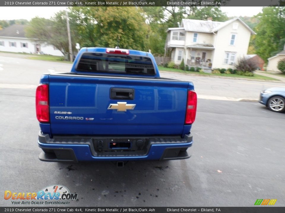 2019 Chevrolet Colorado Z71 Crew Cab 4x4 Kinetic Blue Metallic / Jet Black/Dark Ash Photo #9