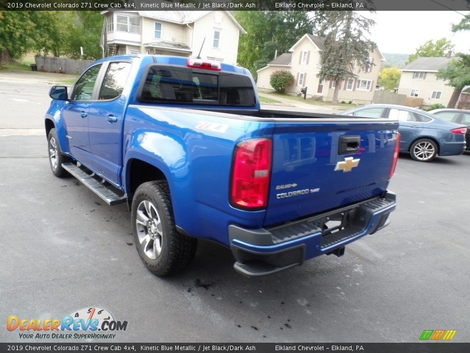 2019 Chevrolet Colorado Z71 Crew Cab 4x4 Kinetic Blue Metallic / Jet Black/Dark Ash Photo #10