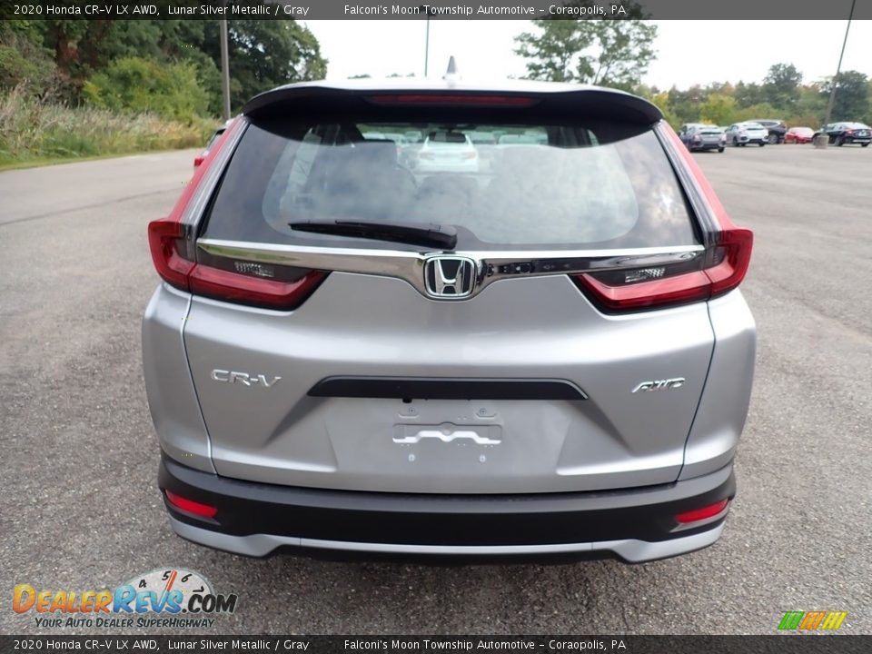 2020 Honda CR-V LX AWD Lunar Silver Metallic / Gray Photo #5