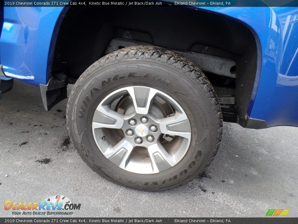 2019 Chevrolet Colorado Z71 Crew Cab 4x4 Kinetic Blue Metallic / Jet Black/Dark Ash Photo #12