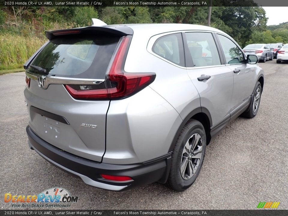 2020 Honda CR-V LX AWD Lunar Silver Metallic / Gray Photo #6